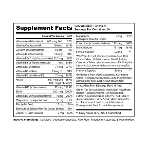 Multivitamin For Women